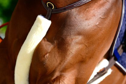 Kentucky Horsewear Lammfell Vorderzeugschoner – Bild 4