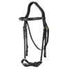 Dyon D Collection Trense mit verstellbarem Hannoverschem Reithalfter Braun – Bild 3