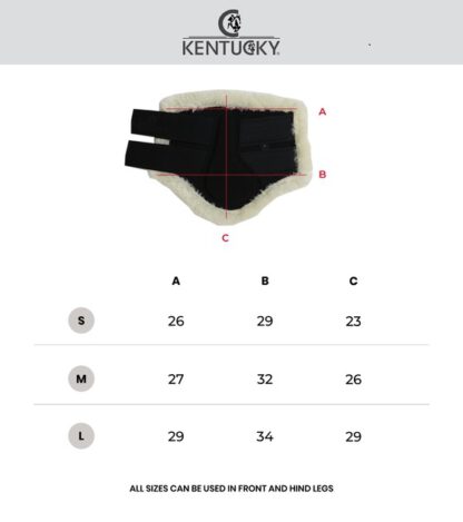 Kentucky Horsewear Arbeitsgamaschen mit Fell - Brushing Boots Air – Bild 2